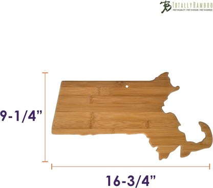 Totally Bamboo Oklahoma State Shaped Bamboo Serving and Cutting Board