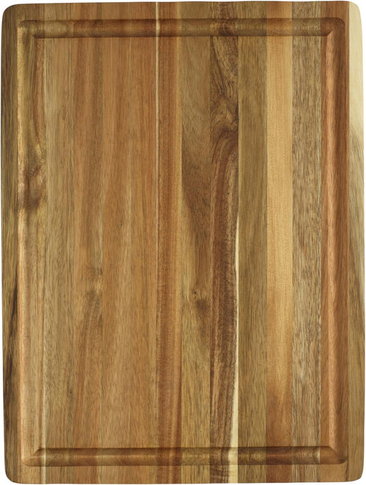 GoodCook Everyday 10" x 14" Bamboo Cutting Board, Durable Edge-Grain Wood, Moisture-Resistant, Knife-Friendly, Wooden Chopping Board for Kitchen, Low-Maintenance, Natural Bamboo