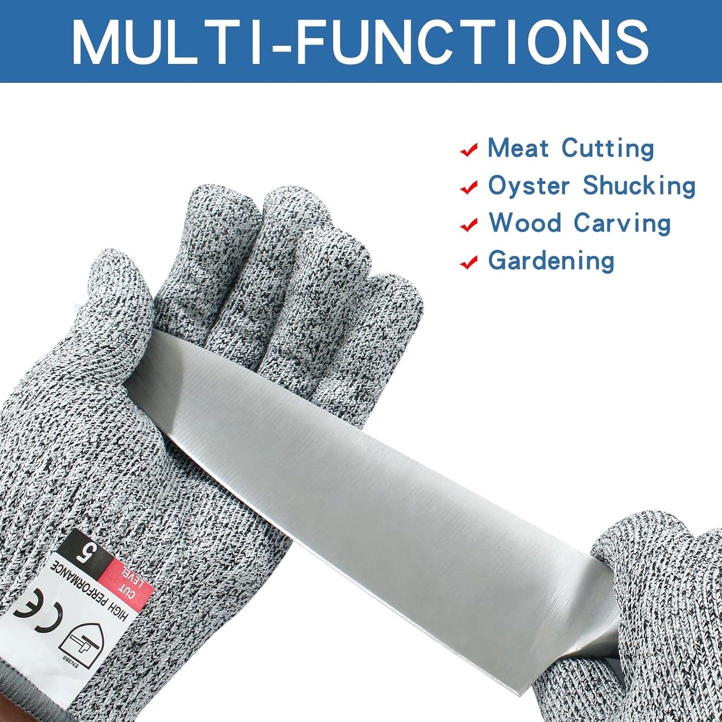 Zorfeter Cut Resistant Gloves for Kids