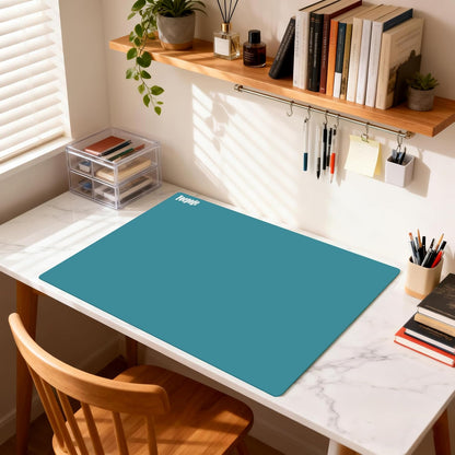 36.2" x 24" Extra Large Silicone Mat for Epoxy Resin, Nonstick Silicon Mats for Crafts Jewelry Casting, Non-Slip Kitchen Table Placemats for Countertop Protector Heat Resistant by Foepoge, Black