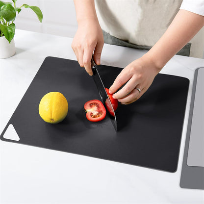 WK Flexible Plastic Cutting Boards Mats for Kitchen, Flexible Non Slip Cutting Mat, Thin Cutting Sheets, BPA Free, Dishwasher Safe, Multi Sizes