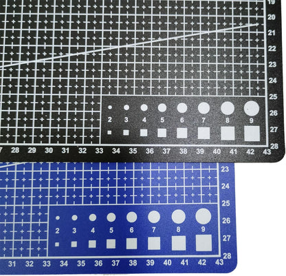 New A3 Double Side Craft Cutting Mat Cutting Board Sewing Pad Artist Carving Tools Handmade Crafts DIY Props (Purple)