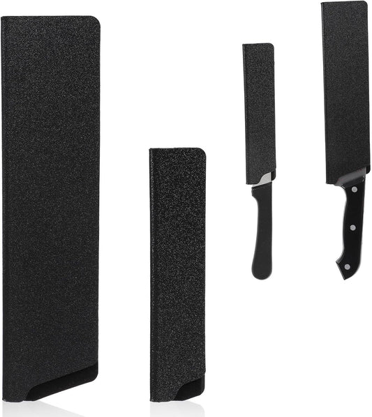 2 Pcs ABS Knife Cover Sleeves Waterproof Blade Guard Cover Professional 5/8 Inch Knife Sheath Protector Universal Knives Sheath Gentle Non-Scratch Kitchen Knives Sleeve for Home Kitchen