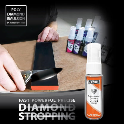 Jende 0.025 Micron Poly Diamond Stropping Emulsion 25ml | Knife Stropping compound