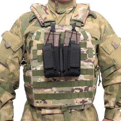 Azarxis Tactical Mini Belt Pouches, Multi-Purpose Small Battery Case Compact Utility EDC Card Slot Holder Waist Bags Military Molle Pack Sundries Storage Pack
