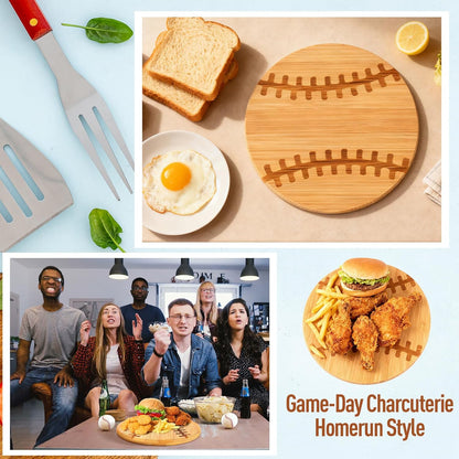 15 Pcs Wood Cutting Board with Handle 11 x 4.92 Inch Acacia Wooden Serving Kitchen Chopping Boards Wooden Serving Board with Hanging Hole for Vegetables Meat Pizza Cheese Fruit Bread