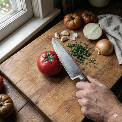 Manual Knife Sharpener, Tomato Shaped Kitchen Knife Sharpening Tool - Cute Compact Design, Easy Grip Non-Slip Base, Portable Home Kitchen Sharpener for Chef Knives and Cooking Tools