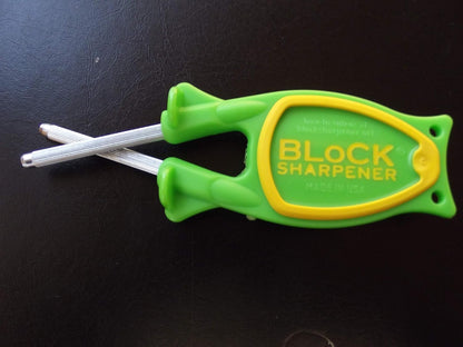 Discover the new patented Block Knife Sharpener, designed for honing blades to their original sharpness.