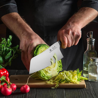 imarku Santoku Knife-Super Sharp Chef Knife Made of High Carbon Stainless Steel, Kitchen Knife with Ergonomic Handle, Great Sharp Knife on Christmas and Birthday for Her Him