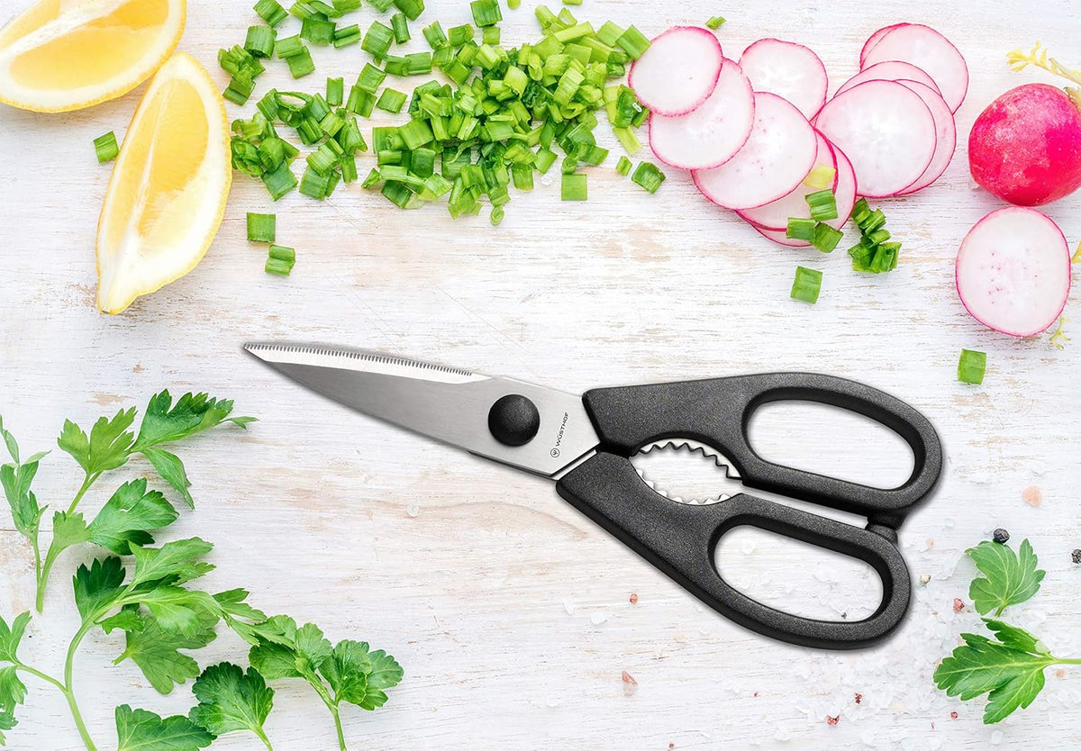 WÜSTHOF Gourmet 2-Piece Spreader and Shear Set, Black