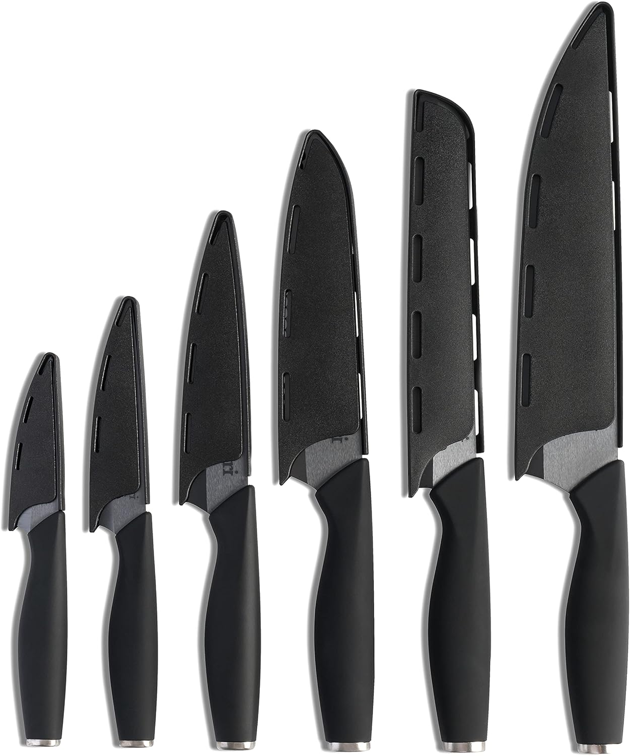 Ozeri Elite Chef 3-Piece Black Ceramic Knife Set