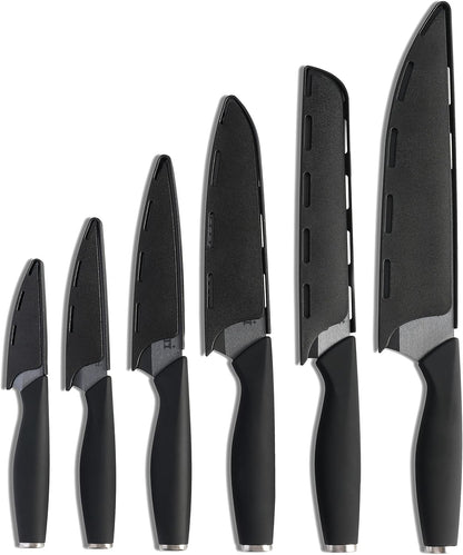 Ozeri Elite Chef 3-Piece Black Ceramic Knife Set