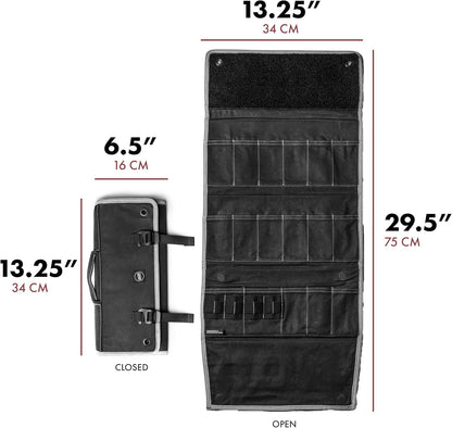 Knafs - Burrito Grande Knife Storage Roll - Large Hanging Expandable Bag with Straps (OD Green)