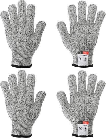 PATIKIL Cut Resistant Gloves, Level 5 Protection Anti Cutting Gloves Cut Proof Gloves for Kitchen Carving Working