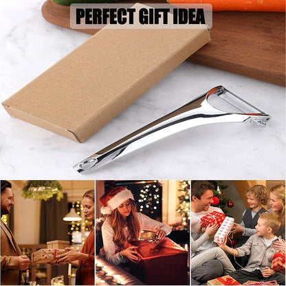 Multifunctional Vegetable Peeler with Stainless Steel Blade and Bottle Opener - Ideal for Veggie Potato Carrot and Apple Peeling