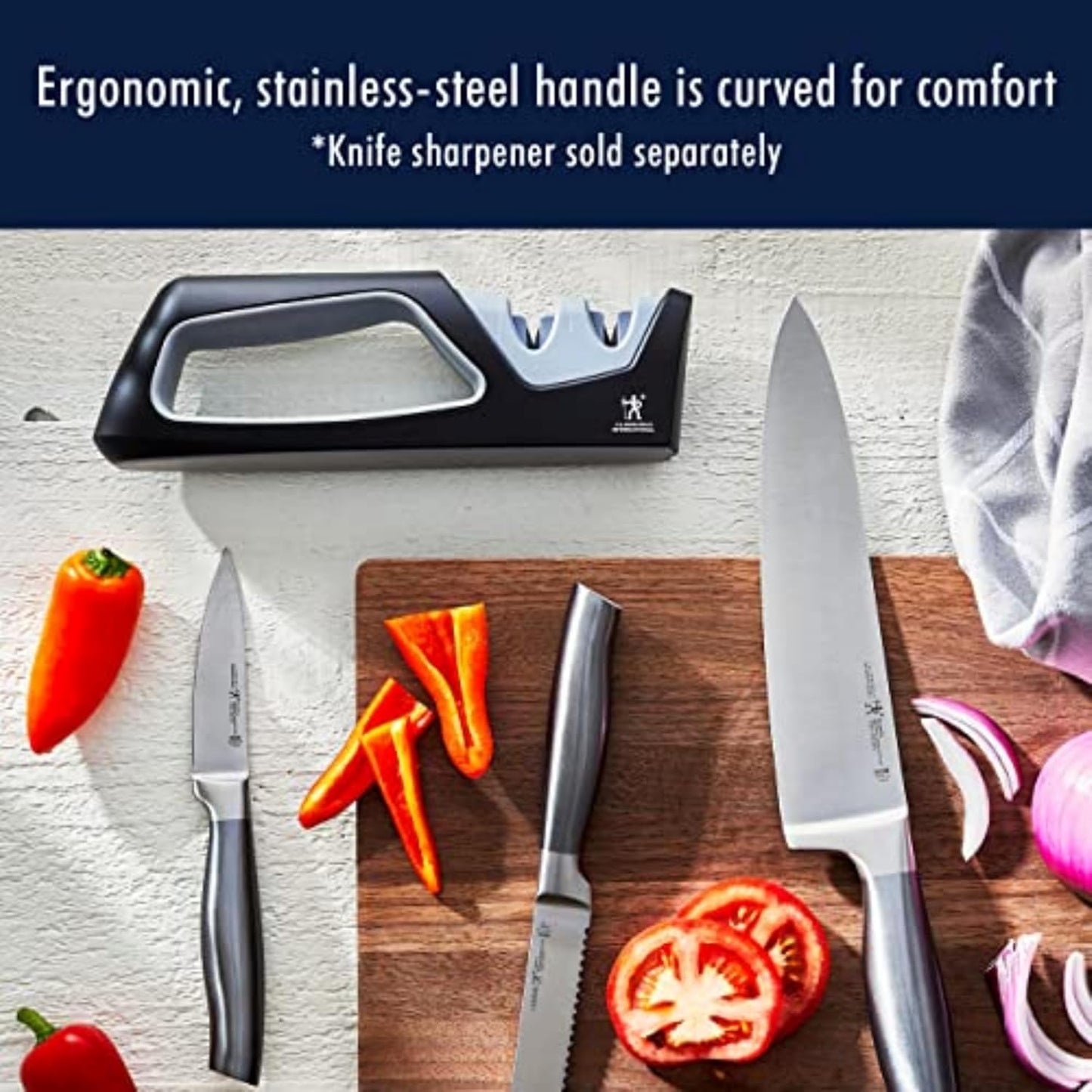 Silvercap 14 Piece Knife Block Set, Black