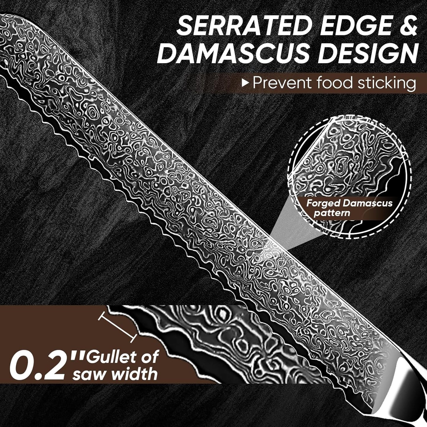 Purple Dragon Damascus Knife Set - 3 PCS Kitchen Knife Set - VG10 Steel Japanese Chef Knives 8 Inch Santoku Knives 7 Inch Paring Knives 5 Inch-Christmas Gift for Men and Women