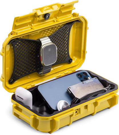 Evergreen 56 Dry Box - EDC Tough Protective Case USA Made for Organization of Cameras, Phones, Camping, Fishing, Hiking, Water Sports (Red)