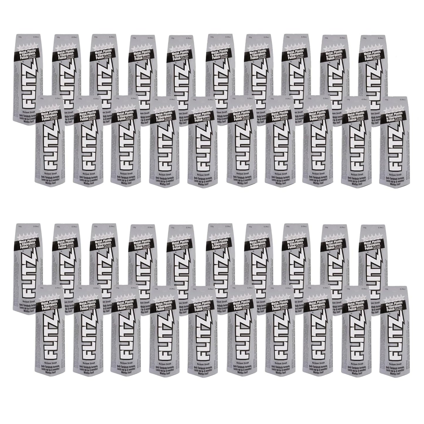 Flitz Metal Polish Paste - 5.29oz USA-Made Polish for Solid Chrome, Stainless Steel, & Aluminum - Non-Abrasive for Light Oxidation - Requires Manual Buffing - Not for Plated/Coated Surfaces (1 Pack)