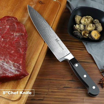 5 inch Utility Knife Sharp Professional Chef 's Knife German High Carbon Kitchen Knife Ergonomic Handle With Christmas Gift Box