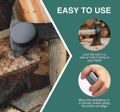 Dual Grit Multi-Purpose Sharpener Blade & Tool Sharpener with Bamboo Box