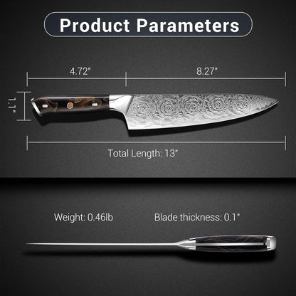 Kitchen Utility Knife,6 Inch Class Damascus Chef Knife,Japanese Petty Paring Knife