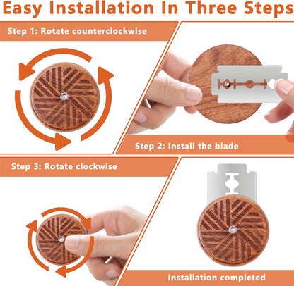UFO Bread Lame Cutter for Homemade Sourdough,Bread Scorer Tool for Sourdough with 5 Blades and Storage Cover,Slashing Tool Bread Cutting Knife for Artisan Bread and Baguette Makers,Circle