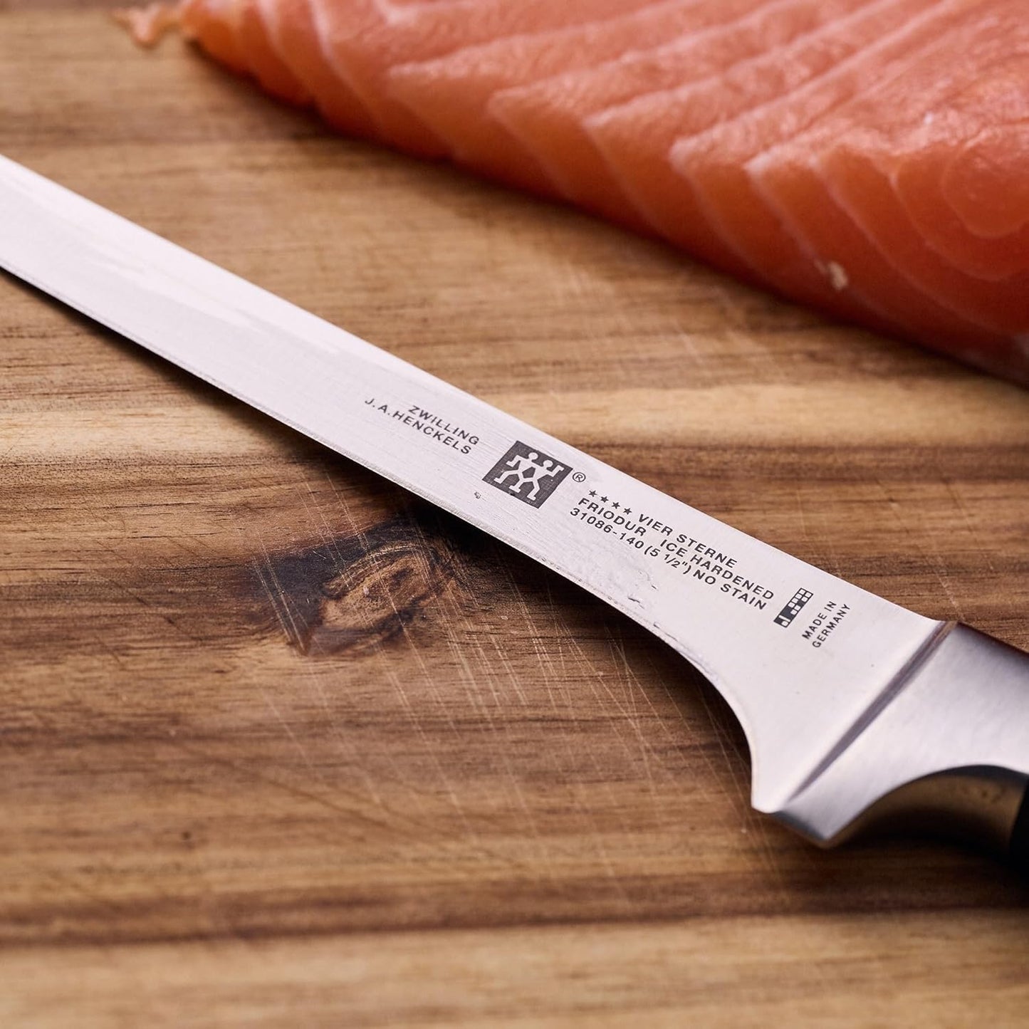 ZWILLING Four Star 5.5-inch Razor-Sharp German High Carbon Stainless Steel Boning Knife, Made in Company-Owned German Factory with Special Formula Steel perfected for almost 300 Years, Dishwasher Safe