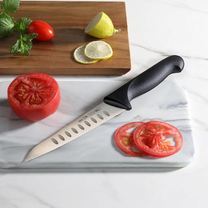 New Star Foodservice Essential 6-Inch Serrated Utility Knife, German Steel