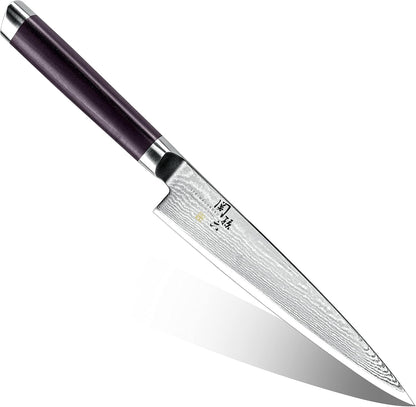 Kai Corporation AE5203 Sekimagoroku Damascus Petty Knife, 5.9 inches (150 mm), Made in Japan