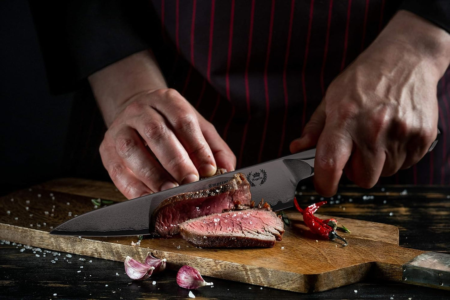 Regalia Paring (Petty) Knife 3.5 inch: Japanese AUS10 Super Steel 67 Layer High Carbon Stainless Damascus Steel Peeling Utility knives