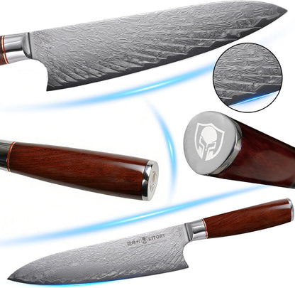 Damascus Paring Knife 3.5”, Peeler for Fruit, 73 Layers Damascus Steel Small fruit Knife with 10Cr15CoMoV Cutting Core, White Shadow Wood Handle, for Home & Restaurant, 2026 Gift