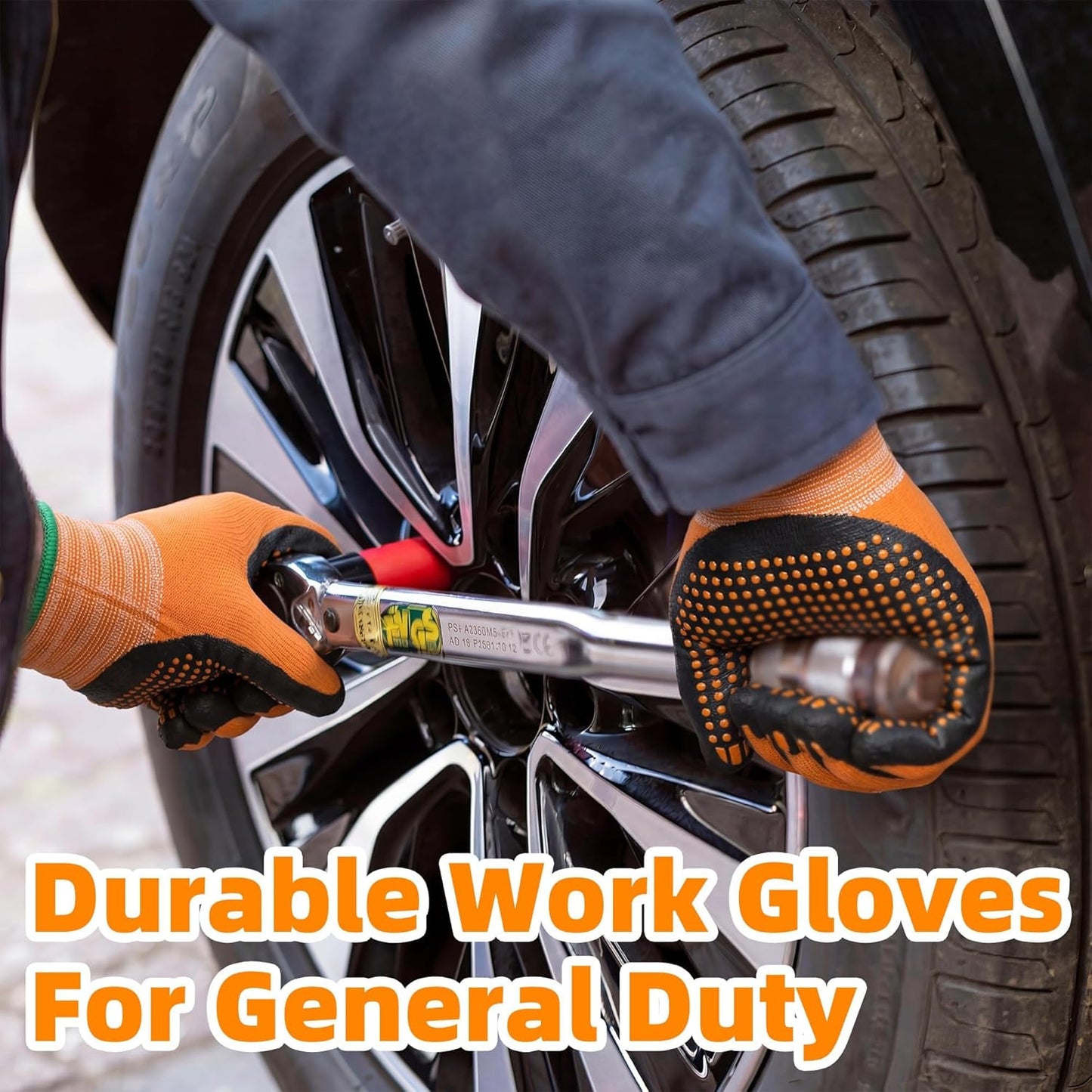 Schwer 3/6/12 Pairs Safety Work Gloves MicroFoam Nitrile Coated, Certified Level 6 Abrasion Resistant Gardening Gloves with MicroDot Grip, Touchscreen, General A1 Cut Resistant Glove, LT5619, S