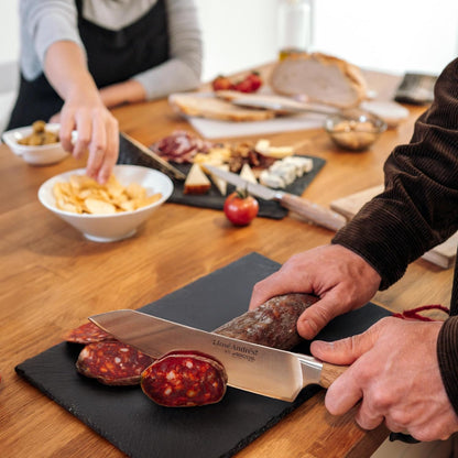 Arcos Jose Andres 10-Inch Fillet Knife Forged Meat Slicer | Professional NITRUM Stainless Steel Blade with Silk Edge | Ideal for Slicing Ham or Prosciutto | Ergonomic Holm Oak Wood Handle
