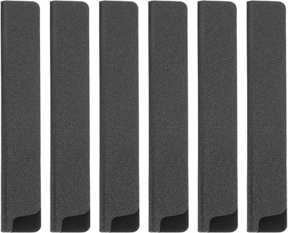 uxcell 2 Pcs Knife Tip Guards 6.5"x 2" ABS Knife Cover Sleeves Knife Case Blade Protector Universal Knife Sheath for Home Kitchen Knife, Black