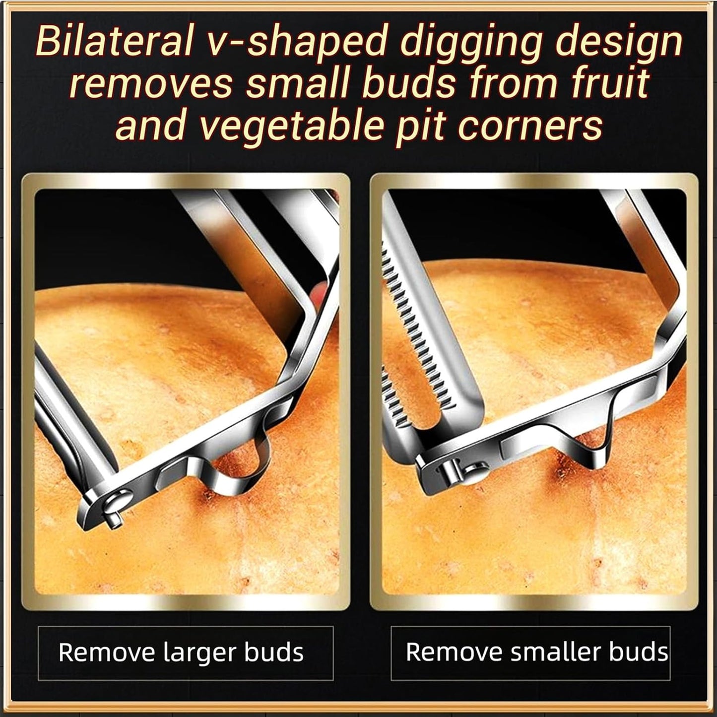 Multifunctional Vegetable Peeler with Stainless Steel Blade and Bottle Opener - Ideal for Veggie Potato Carrot and Apple Peeling