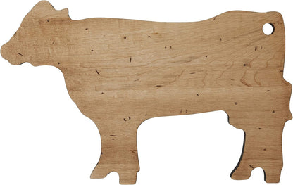J.K. Adams 14-Inch-by-9-Inch Maple Wood Cutting Board, Pig-Shaped