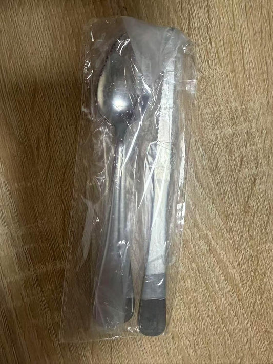 3 Pcs Grapefruit Spoon & Knife Set Stainless Steel Grapefruit Spoons with Serrated Edge Fruit Knife Grapefruit Utensils Tool for Citrus, Kiwi,Dessert, Avocado & More
