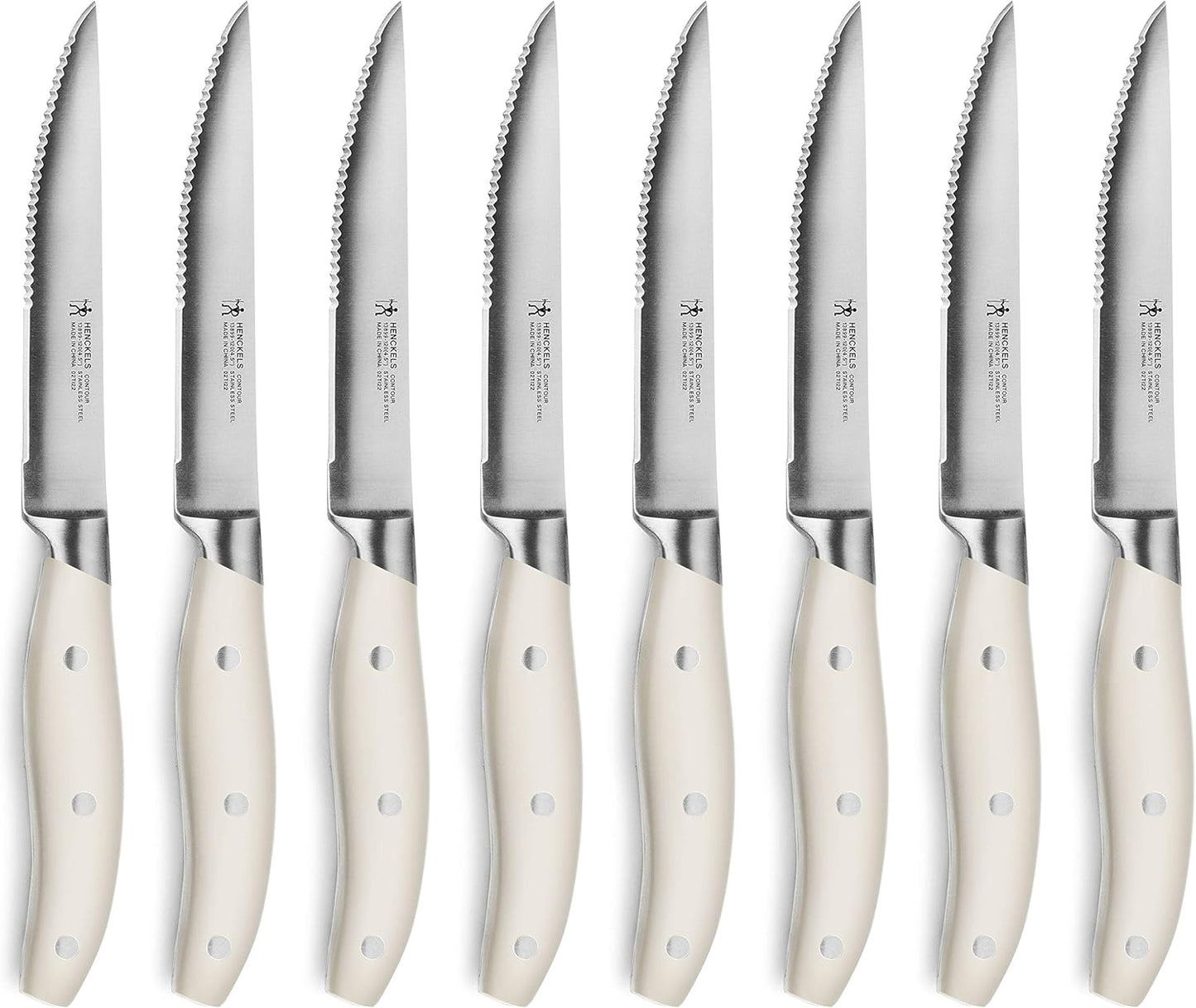 Henckels Forged Contour 8-pc Steak Knife Set - Black