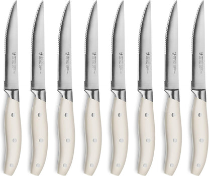 Henckels Forged Contour 8-pc Steak Knife Set - Black