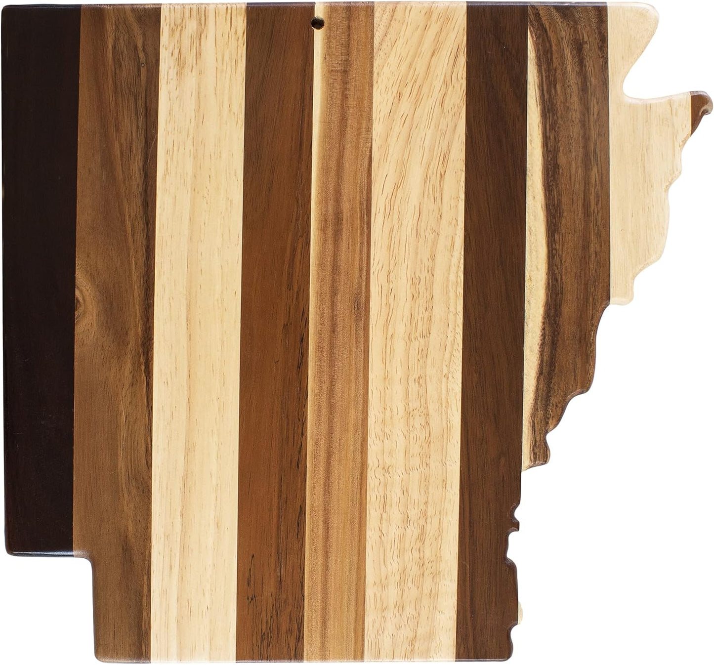Totally Bamboo Rock & Branch Series Shiplap Michigan State Shaped Wood Serving and Cutting Board | Great for Wall Art