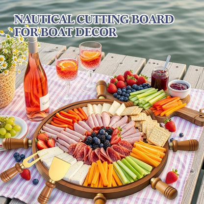Ziliny Dog Paw Charcuterie Board Gift Set with Knives, Paw Print Cutting Cheese Board Dog Lovers Gifts for Women Acacia Wooden Puppy Platter for Christmas Housewarming Pet Lover Kitchen