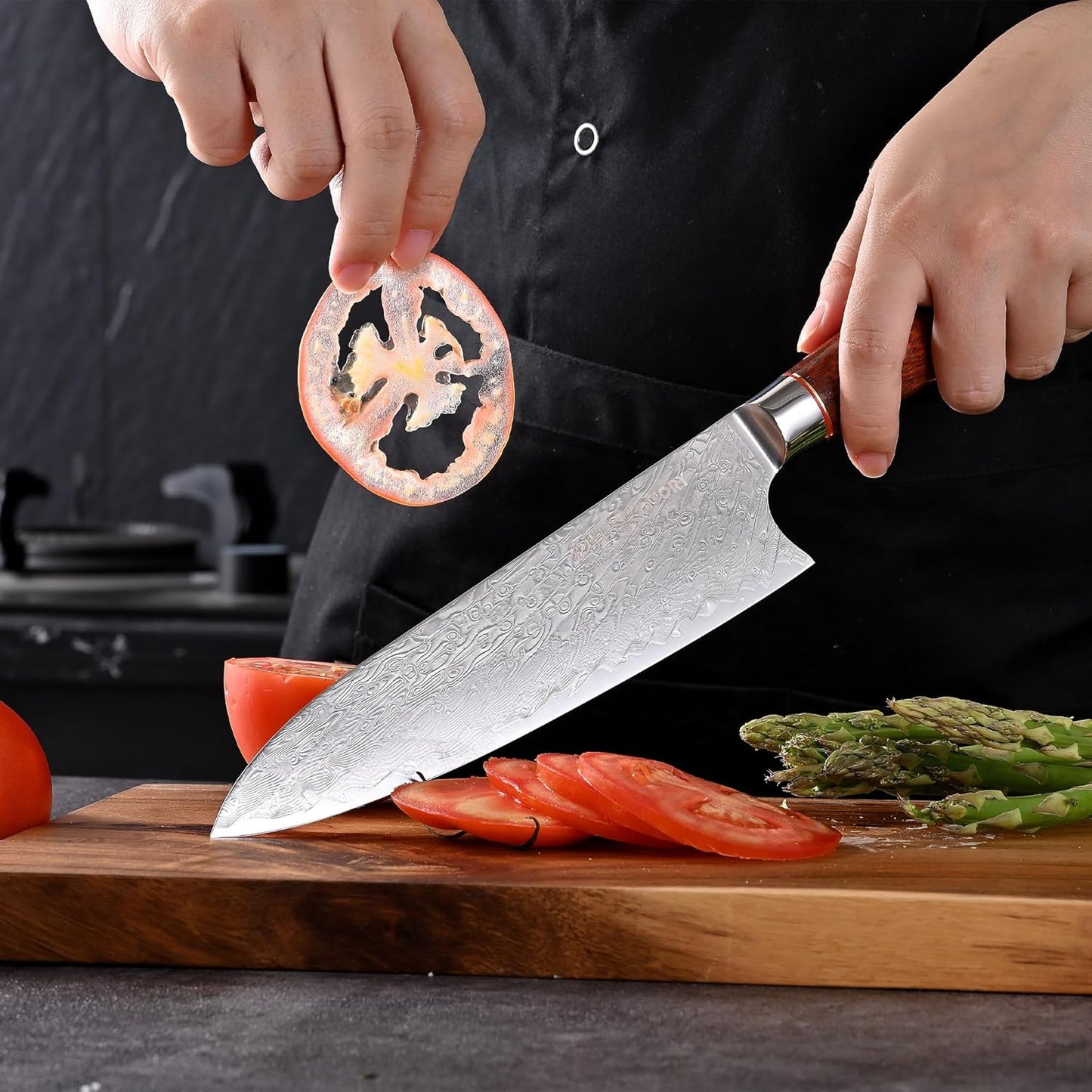Damascus Paring Knife 3.5”, Peeler for Fruit, 73 Layers Damascus Steel Small fruit Knife with 10Cr15CoMoV Cutting Core, White Shadow Wood Handle, for Home & Restaurant, 2026 Gift