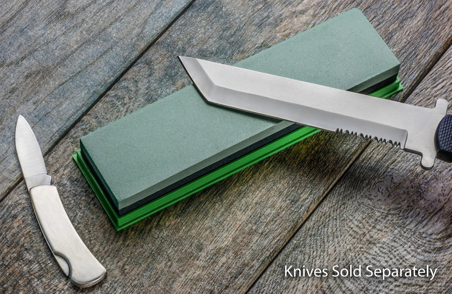 SE 8-Inch Silicon Carbide Double-Sided Whetstone - Sharpening Stone with 120 and 240 Grits, Includes Blue Storage Case SS72BK