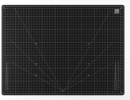 XNM Premium Self Healing Cutting Mat - 8 Inches by 11 inches - A4, 3 Layer Quality PVC Construction - Dual Sided, Imperial and Metric Grid Lines - Perfect for Cutting, Sewing, and Crafts