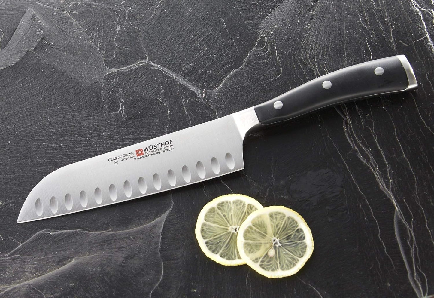 WÜSTHOF Classic IKON 5" Hollow Edge Santoku Knife