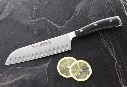 WÜSTHOF Classic IKON 5" Hollow Edge Santoku Knife