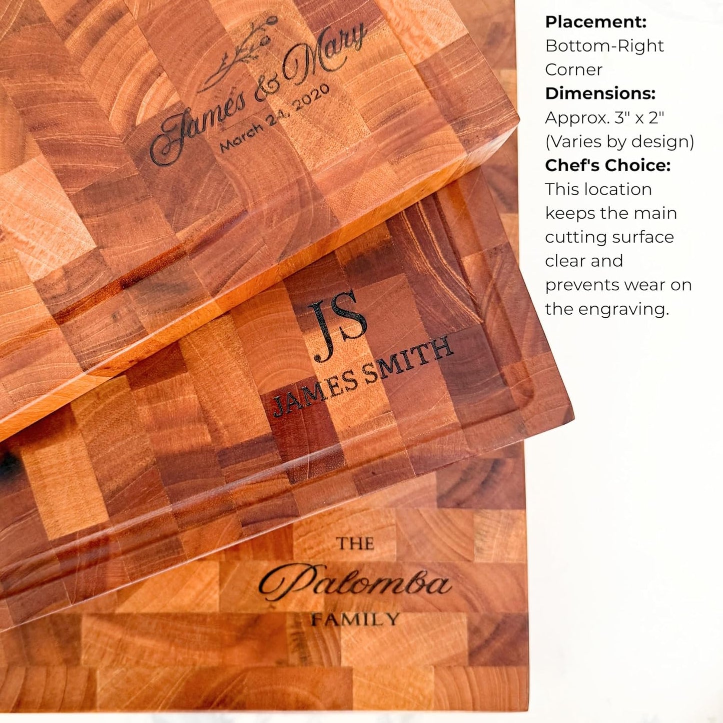 SHUMARU Mahogany End Grain Cutting Board, 17×13×1.6 in – Handmade Butcher Block, Knife-Friendly, Juice Groove, Non-Slip Feet