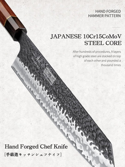 HOSHANHO 3 Pieces Knife Set, Professional High Carbon Steel Kitchen Knives Set, Ultra Sharp Japanese Chef Knife Set with Ergonomic Handle & Gift Box