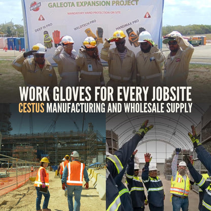 Cestus C11e, Nitrile Coated Work Gloves with Grip, Touchscreen, Reinforced Double Knit (3,12,120 Pairs)